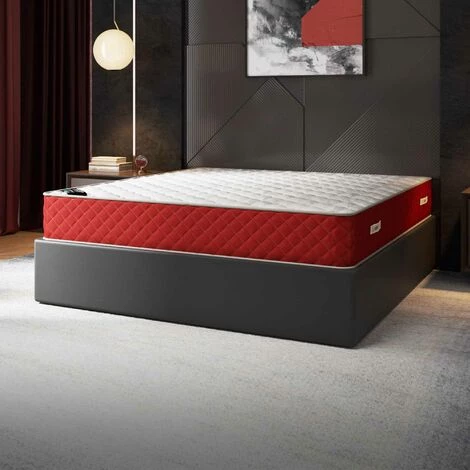 DECO IN PARIS Matelas RUBY 160 X 200 Cm Hauteur 25 Cm - Blanc 3 DECO IN PARIS Matelas RUBY 160 X 200 Cm Hauteur 25 Cm - Blanc – Image 3