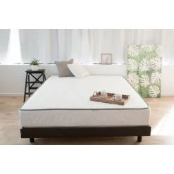Matelas Essentiel 140x190 Cm - Épaisseur 16 Cm - Système Ergonomique Haute Densité - Soutien Mi-ferme - Réversible - Anti-acariens - Sanitized - Garantie 2 Ans - Sarah & Maël