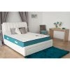 Matelas Blue Torino 160x200 Cm - Épaisseur 18 Cm - Haute Densité - Aération Naturelle élevée - Soutien Mi-ferme - Anti-acariens - Sanitized - 4 Poignées - Garantie 3 Ans - Sarah & Maël