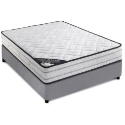 DECO IN PARIS Matelas Mémoire De Forme 140 X 190 Cm épaisseur 25 Cm - Blanc