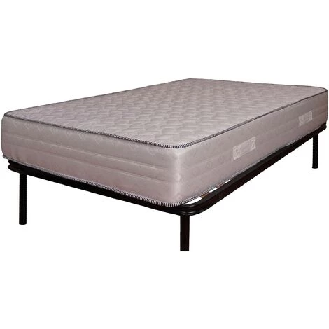 Dmora Matelas Carré Et Semi Orthopédique, Made In Italy, Rembourrage En Polyuréthane Et Fibre Hypoallergénique, Revêtement En Tissu Jacquard, 120x190h24 Cm, Blanc 2 Dmora Matelas Carré Et Semi Orthopédique, Made In Italy, Rembourrage En Polyuréthane Et Fibre Hypoallergénique, Revêtement En Tissu Jacquard, 120x190h24 Cm, Blanc – Image 2