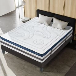MAISON AUBERTIN Matelas Quintessence Mousse HD Accueil Mémoire De Forme Cocooning - 30cm - 140 X 190 Cm