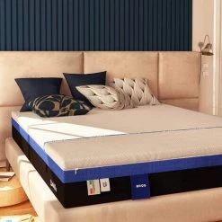 Baldiflex Matelas BROS 70 X 200 Cm Mousse à Mémoire Et Ressorts Ensaches Technologie Hybride Multi Densité Soutien Moyen Elevee Épaisseur 25 Cm -Matelas Soldes Boutique 39631552 4