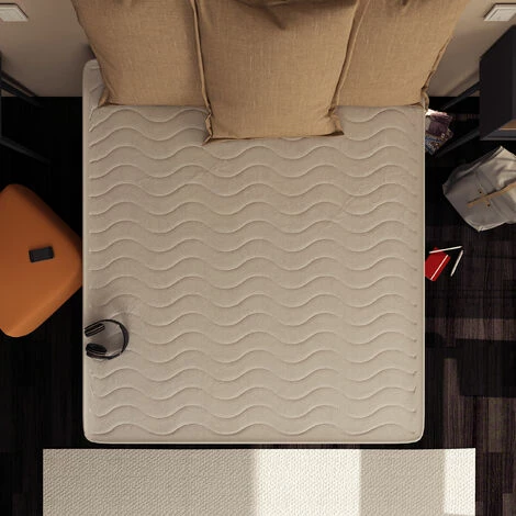 Baldiflex Matelas EASY ALOE Épaisseur 24 Cm Mousse Polyuréthane Comfort Moyen 90 X 190 Cm 5 Baldiflex Matelas EASY ALOE Épaisseur 24 Cm Mousse Polyuréthane Comfort Moyen 90 X 190 Cm – Image 5