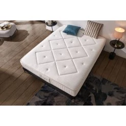 SIMPUR RELAX-Matelas Amazonie Fresh 135x200-Soutien Morphologique Excellent-Ressorts Ensachés Fresh Multi Spring & Mémoire De Forme HR-25cm D'Epaisseur-Soutien Et Accueil Progressif-100% Qualité-Satisfaction. -Matelas Soldes Boutique 40237603 4