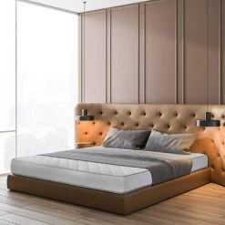 Farmarelax - Matelas - Anatomique - Hauteur 19 Cm - Rembourrage Fibre Hypoallergénique - Hygiénique - Confortable - Expédié Sous Vide Enroulé - 100% Made In Italy - Top Soft - 80x190 Cm