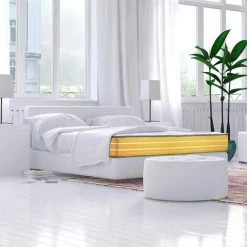 Farmarelax - Matelas Top Memory - H 23 Cm - Orthopédique - Mousse A Mémoire Houte Qualitè - Technologie 5D Respirant - 100% Made In Italy - 80x160 Cm