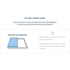 AM QUALITÄTSMATRATZEN Matelas Couple 7 Zones Premium | 140x190 Cm | Souple & Ferme | Matelas à Ressorts Ensachés (480 Ressorts/2m²) -Matelas Soldes Boutique 41187383 4