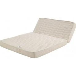 LITERIEJULIEN Matelas Ferme Pour Tous BZ 120x190 X 15 Cm + Oreiller Visco - Avec 3 Cm Memoire De Forme 60 Kgs/m3 + Mousse Haute Densite 34 Kg/m3 Haute Resilience - Dim Assise 60 Cm