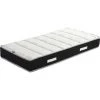 PROVENCE LITERIE Matelas Sandrine A Ressorts + Memoire De Forme 75 Kg/m3 - 80x190 Hauteur +/- 25 Cm - Accueil Moelleux - Soutien Ferme + Oreiller Visco - 7 Zones De Confort - Hypoallergenique