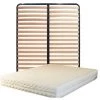 PROVENCE LITERIE Matelas + Sommier 140x190 X 19,5 Cm Tres Ferme - Dehoussable Housse Lavable - 7 Zones De Confort - Ame Poli Lattex 33 Kg/m3 - Hypoallergenique