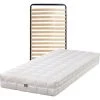 PROVENCE LITERIE Matelas + Sommier 90x190 X 20,5 Cm Ferme - Dehoussable Housse Lavable - 7 Zones De Confort - Ame Poli Lattex 33 Kg/m3 - Hypoallergenique