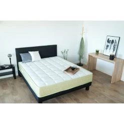 Matelas LatexLite 120x190 Cm - Épaisseur 18 Cm - Latex Haute Densité - Indépendance De Couchage - Tissu Bambou - Aération Naturelle - Soutien Mi-ferme - Anti-acariens - Sanitized - Garantie 5 Ans - Sarah & Maël