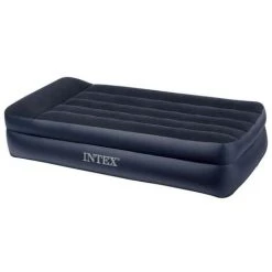 INTEX Matelas Gonflable Électrique 1 Place "Fibertech" Bleu