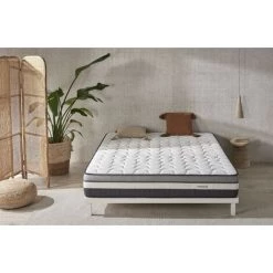 MATRIS Matelas VISCO LUXURY MEMORY GEL PREMIUM 67,5x200 Cm Hauteur 30 Cm -/+ 2 Fermeté Moyenne-Haute. -Matelas Soldes Boutique 43003900 3