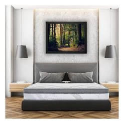 M-S Matelas Mousse HR + Mémoire 160x200 Cm - VISCO