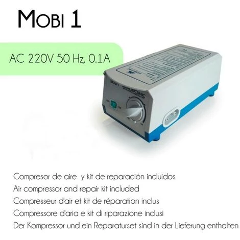 Matelas Anti Escarres | À Air | Avec Compresseur | PVC Médical Ignifuge |200x90x7cm|130 Cellules| Beige | Mobi 1 | Mobiclinic 4 Matelas Anti Escarres | À Air | Avec Compresseur | PVC Médical Ignifuge |200x90x7cm|130 Cellules| Beige | Mobi 1 | Mobiclinic – Image 4