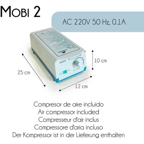 Matelas Anti-escarres Pour Lit Médicalisé | À Air Alterné | Avec Compresseur | Bleu | Deluxe | Mobi 2 | Mobiclinic 3 Matelas Anti-escarres Pour Lit Médicalisé | À Air Alterné | Avec Compresseur | Bleu | Deluxe | Mobi 2 | Mobiclinic – Image 3