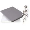 DORMALIT Drap Housse 100% Coton 70x160, Lot 2 Drap Blanc Et Gris, Matelas Lit Enfant