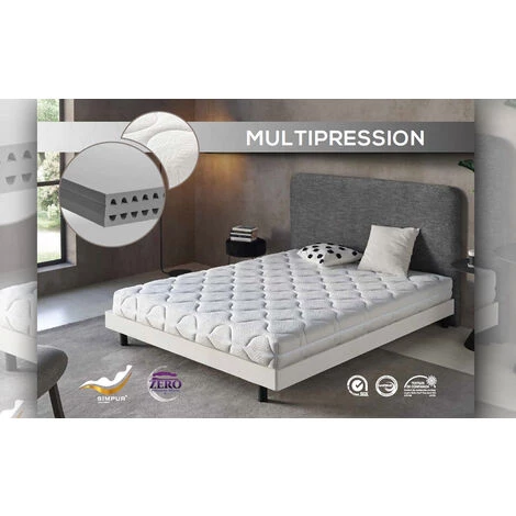 Matelas SIMPUR MULTIPRESSION 120x200cm | Orthopédique | Matelas En Mousse Confort | 18cm D'Epaisseur | Housse Amovible | ZÉRO PRESSION DREAM® 1 Matelas SIMPUR MULTIPRESSION 120x200cm | Orthopédique | Matelas En Mousse Confort | 18cm D'Epaisseur | Housse Amovible | ZÉRO PRESSION DREAM®