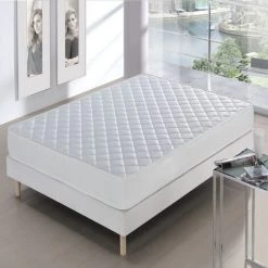 DAGOSTINO HOME Matelas 080x200 Viscoelastique + Graphene | Mousse Ergo-Orthopédique | Hauteur 15 Cm | Réversible (Côté Hiver - Côté Été) - Blanc