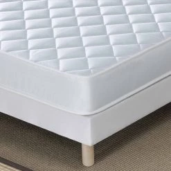 DAGOSTINO HOME Matelas 080x200 Viscoelastique + Graphene | Mousse Ergo-Orthopédique | Hauteur 15 Cm | Réversible (Côté Hiver - Côté Été) - Blanc -Matelas Soldes Boutique 46487531 4