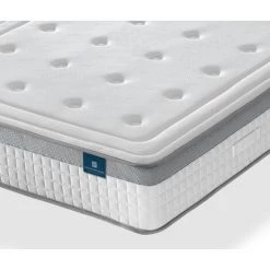 DAGOSTINO Matelas 90x190 Mousse Et Accueil Mémoire De Forme, Ferme, Haute Gamme, H25 Cm - Blanc