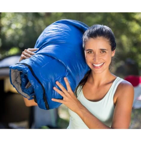 ELLE Sac De Couchage Compact 3 Saisons Connectable Pour Double Sac De Couchage Ultralight Enfant Adulte Duvet Grand Froid Pour Camping Hiking Trekking Randonnée Extérieur,Vert Armée(0.95kg) 5 ELLE Sac De Couchage Compact 3 Saisons Connectable Pour Double Sac De Couchage Ultralight Enfant Adulte Duvet Grand Froid Pour Camping Hiking Trekking Randonnée Extérieur,Vert Armée(0.95kg) – Image 5