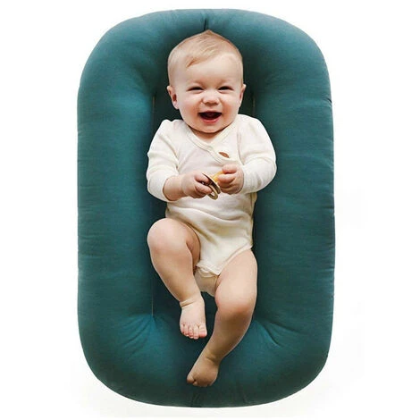 Nid D'ange Pour Nouveauné Matelas Bébé Lit Dans Le Lit Macaron (vert Foncé) 2 Nid D'ange Pour Nouveauné Matelas Bébé Lit Dans Le Lit Macaron (vert Foncé) – Image 2