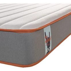 WHAT THE SLEEP! ZZZZ What The Sleep, Matelas à Mémoire De Forme Durable Premium Soja Naturel Et HR, Hauteur 26 cm, Modèle Rock, 90x200, Fermeté élevée, Confort Total, Respirabilité élevée, Protection Hygiénique -Matelas Soldes Boutique 48727174 3
