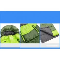 KARTOKNER Hiver Sacs De Couchage En Plein Air Pour Adultes Portables Peuvent De Couchage Peuvent (Armée Verte, 1,05 Kg, à Gauche) -Matelas Soldes Boutique 49344510 4