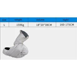 KARTOKNER Hiver Sacs De Couchage En Plein Air Pour Adultes Portables Peuvent De Couchage Peuvent Blanc (L) 9 KARTOKNER Hiver Sacs De Couchage En Plein Air Pour Adultes Portables Peuvent De Couchage Peuvent Blanc (L) -Matelas Soldes Boutique 49344573 5