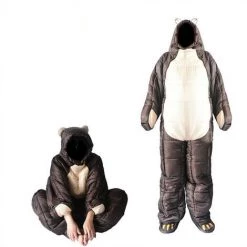 KARTOKNER Hiver Sacs De Couchage En Plein Air Pour Adultes Portables Peuvent De Couchage Peuvent Brun (M) -Matelas Soldes Boutique 49344623 3