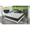 SIMPUR RELAX| Matelas 90x190 Bio Green - Mousse á Memoire De Forme Bio Pur® - épaisseur 30 Cm - Hypoallergénique - Anatomique - Certifié Oeko-tex®