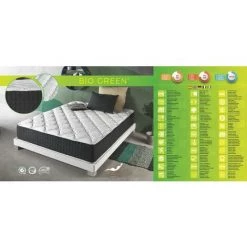 SIMPUR RELAX| Matelas 90x190 Bio Green - Mousse á Memoire De Forme Bio Pur® - épaisseur 30 Cm - Hypoallergénique - Anatomique - Certifié Oeko-tex® -Matelas Soldes Boutique 50678756 4