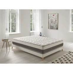 SIMPUR RELAX | Matelas 120x200 Vip Luxor - Mousse à Mémoire Soft - épaisseur 30 Cm - Indépendance De Couchage - Haute Densité