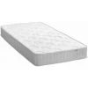 HOMCOM Matelas De Lit Simple Adulte Dim. 190L X 90l Cm - Matelas Ferme Mousse à Mémoire De Forme ép. 20 Cm - Ressorts Ensachés Coutil Stretch - Noyau Grand Confort Polyester Blanc - Blanc