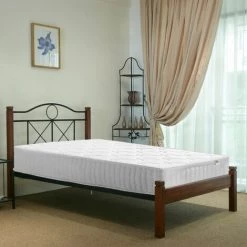 HOMCOM Matelas De Lit Simple Adulte Dim. 190L X 90l Cm - Matelas Ferme Mousse à Mémoire De Forme ép. 20 Cm - Ressorts Ensachés Coutil Stretch - Noyau Grand Confort Polyester Blanc - Blanc 9 HOMCOM Matelas De Lit Simple Adulte Dim. 190L X 90l Cm - Matelas Ferme Mousse à Mémoire De Forme ép. 20 Cm - Ressorts Ensachés Coutil Stretch - Noyau Grand Confort Polyester Blanc - Blanc -Matelas Soldes Boutique 50909005 5