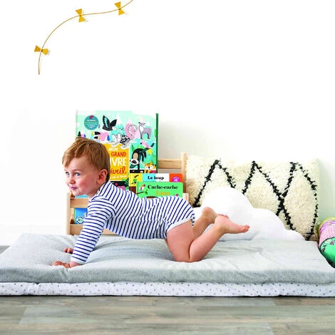 CANDIDE Matelas De Voyage Bébé étoiles 60x120 Cm - Blanc 4 CANDIDE Matelas De Voyage Bébé étoiles 60x120 Cm - Blanc – Image 4