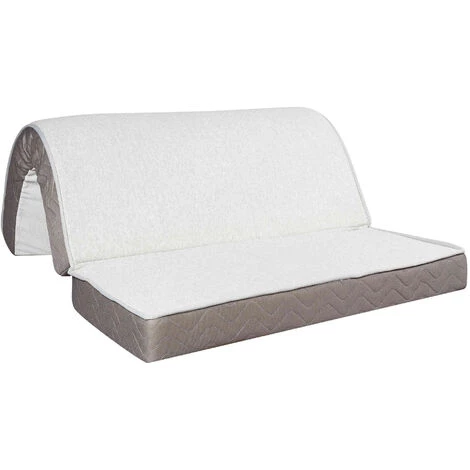 SOMEO Matelas BZ Mousse Grand Confort HR40 140x200 - Gris 2 SOMEO Matelas BZ Mousse Grand Confort HR40 140x200 - Gris – Image 2