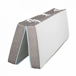 SOMEO Matelas Clic Clac 100% Latex 7 Zones 140x190 - Blanc