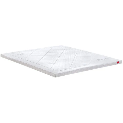 Surmatelas Epeda Actif Memo 90x200 - Blanc 2 Surmatelas Epeda Actif Memo 90x200 - Blanc – Image 2