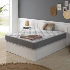 MARCKONFORT Matelas Soft Confort 90x200 Cm De Ressorts Ensachés, 22 Cm De Hauteur - BLANC -Matelas Soldes Boutique 51239510 4