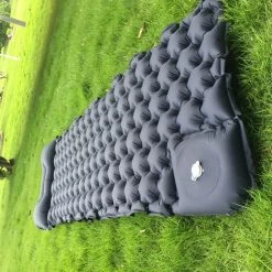 ZHUOXUAN Tapis De Couchage Extérieur ， Auto-gonflable Avec Pompe à Pied, Capable D'épisser Des Tapis De Couchage Gonflables ， Matelas Pneumatique Imperméable, Bleu Foncé -Matelas Soldes Boutique 51448521 4