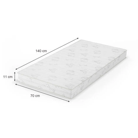 Matelas „Calma Confort“ Blanc Enfant H2 70x140cm VitaliSpa 3 Matelas „Calma Confort“ Blanc Enfant H2 70x140cm VitaliSpa – Image 3