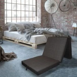 Matelas Anthracite Pliant Lit D'invité Lit De Voyage VitaliSpa -Matelas Soldes Boutique 52050738 4