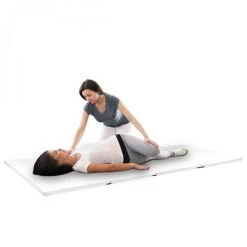 Matelas De Massage Pliant Avec Housse De Transport - 200 X 90 X 5 Cm - Blanc - Vivezen - Blanc -Matelas Soldes Boutique 52072656 5