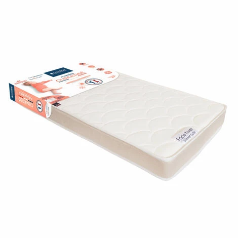 CANDIDE Matelas Bébé Face été/hiver CLIMATISE 60x120 - Blanc 1 CANDIDE Matelas Bébé Face été/hiver CLIMATISE 60x120 - Blanc