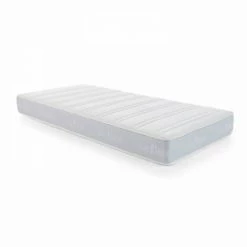 OVIALA Matelas Reversible à Ressorts SINA - 90 X 200 Cm - Blanc