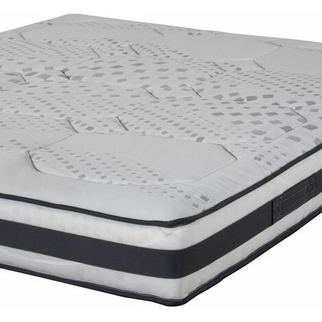 EBAC LITERIE Matelas Louxor 90x190 - Latex - Hauteur 21 Cm - Soutien Morphologique 5 Zones Confort - Gris 2 EBAC LITERIE Matelas Louxor 90x190 - Latex - Hauteur 21 Cm - Soutien Morphologique 5 Zones Confort - Gris – Image 2